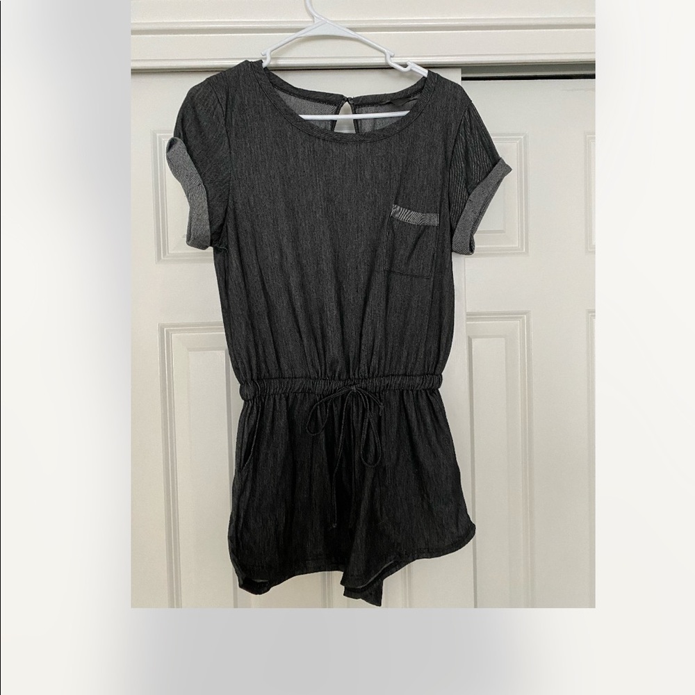Jean blue super soft romper